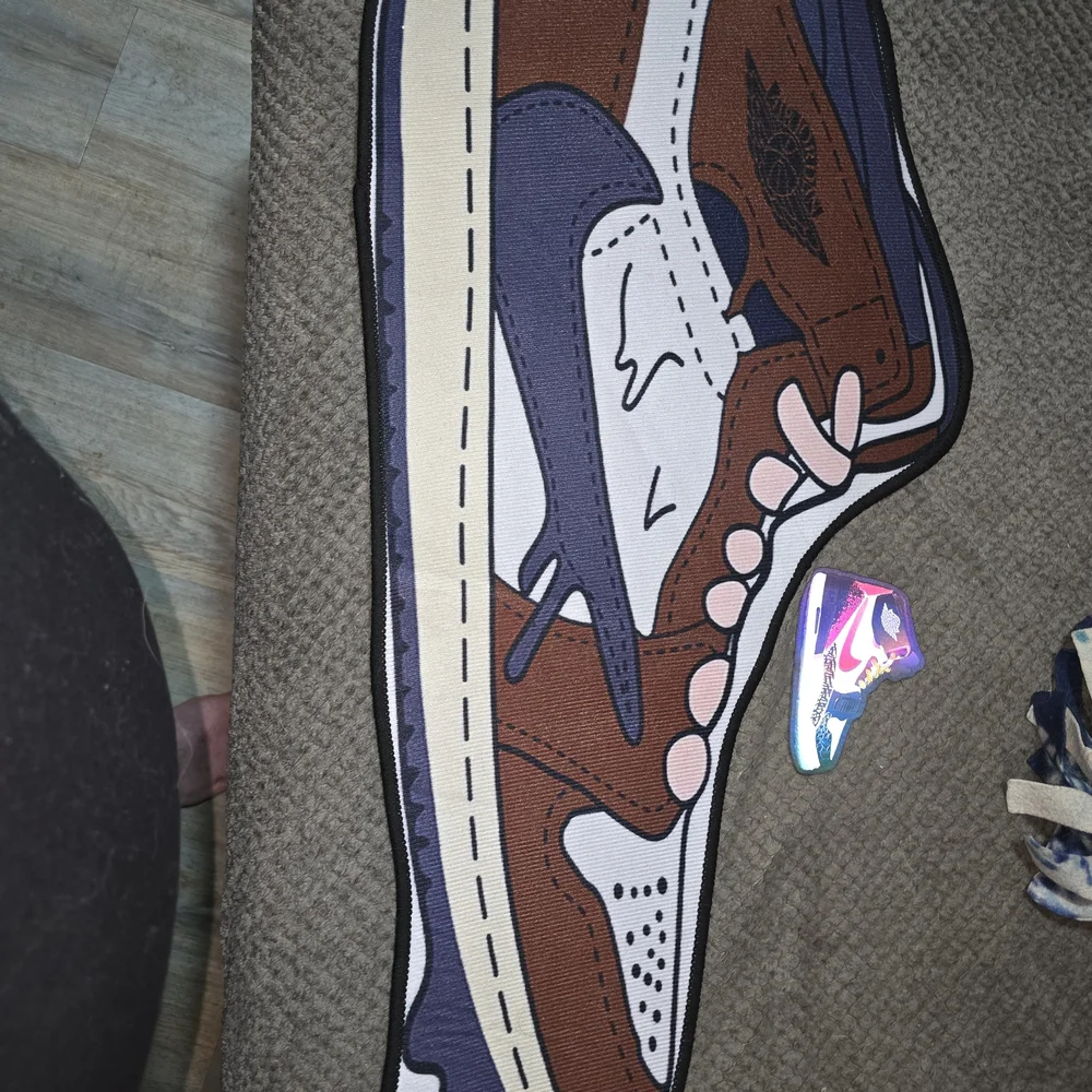 Brown and White Men's Sneakers